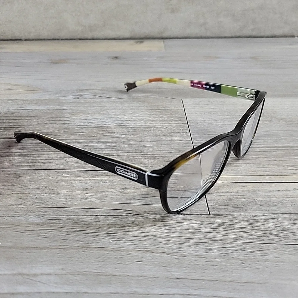 Coach HC 6013 Julayne 5001 Eyeglasses Dark Tortoise Rectangular‎ 52-16-135